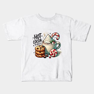 Hot Cocoa Vibes Kids T-Shirt